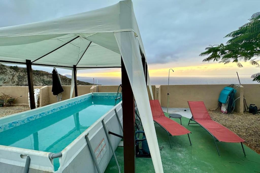 Vila Peaceful Oasis With Magical Sea Views And A Pool Santa Cruz de Tenerife Exteriér fotografie